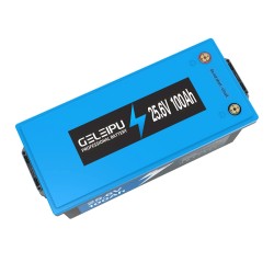 GELEIPU 25,6V 100Ah LiFePO4 ladattava akku 2560Wh BMS-suojauksella