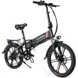 SAMEBIKE taitettava sähköpyörä 20tuumaa 48V 10.4Ah 250W 25km/h 40–80km kantavuus 120kg
