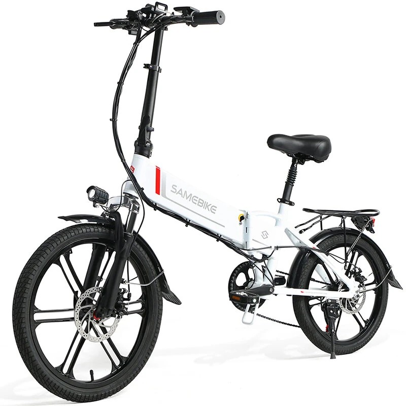 SAMEBIKE taitettava sähköpyörä 20tuumaa 48V 10.4Ah 250W 25km/h 40–80km kantavuus 120kg