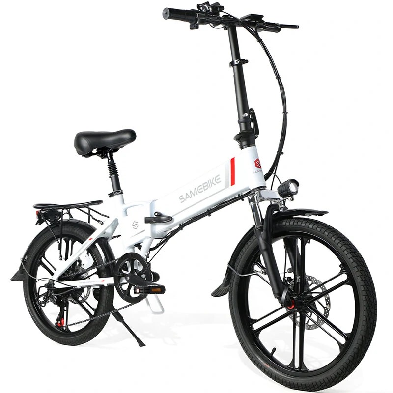SAMEBIKE taitettava sähköpyörä 20tuumaa 48V 10.4Ah 250W 25km/h 40–80km kantavuus 120kg