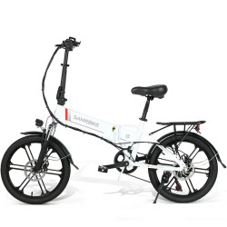 SAMEBIKE taitettava sähköpyörä 20tuumaa 48V 10.4Ah 250W 25km/h 40–80km kantavuus 120kg