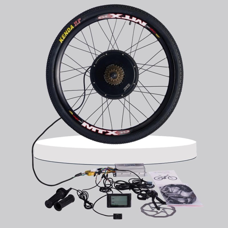 BIKIGHT MTX LCD3 sähköpyörän takanapamoottorin muunnossarja 48V 1500W harjaton vannekoot 26/27.5/29/700C