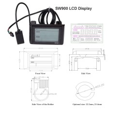 BIKIGHT MTX LCD3 sähköpyörän takanapamoottorin muunnossarja 48V 1500W harjaton vannekoot 26/27.5/29/700C