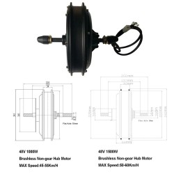 BIKIGHT MTX LCD3 sähköpyörän takanapamoottorin muunnossarja 48V 1500W harjaton vannekoot 26/27.5/29/700C