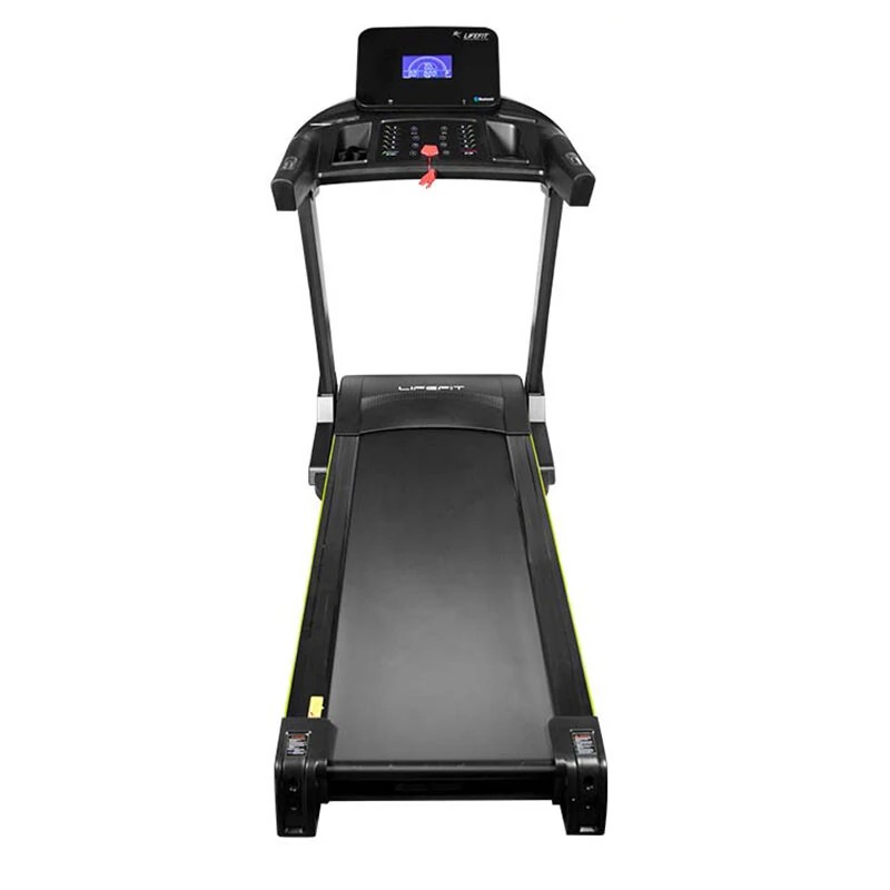 LIFEFIT TM7100 taitettava juoksumatto kotitoimistoon 6,0hv 1–20km/h asennusvapaa led-näyttö sykeanturi 150kg 2 vuoden takuu