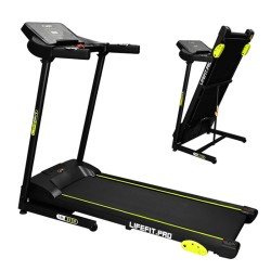 LIFEFIT TM3150 taittuva juoksumatto kotiin ja toimistoon 2 5 hv Bluetooth yhteys LED näyttö