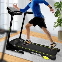 LIFEFIT TM3150 taittuva juoksumatto kotiin ja toimistoon 2,5 hv Bluetooth-yhteys LED-näyttö