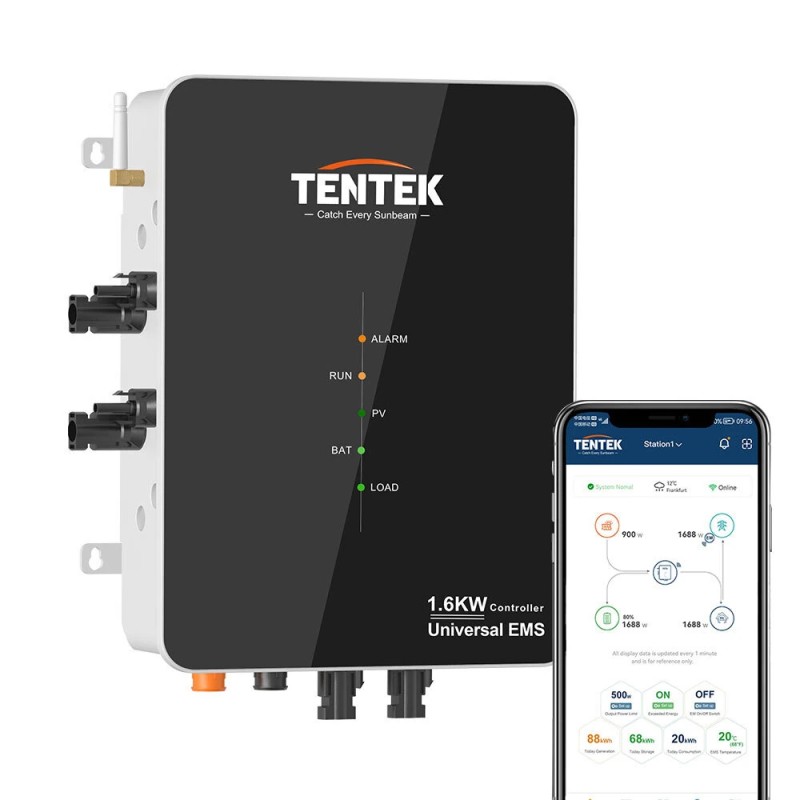 LANPWR TENTEK 1600W 2 MPPT älykäs EMS ohjain mikroinvertterillä parvekkeelle