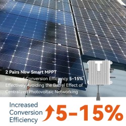 LANPWR TENTEK Tiger-800W2E1P mikroinvertteri wifi IP67 MPPT älykäs parvekkeen aurinkovoimala