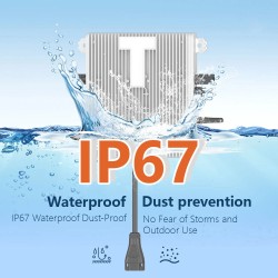 LANPWR TENTEK Tiger-800W2E1P mikroinvertteri wifi IP67 MPPT älykäs parvekkeen aurinkovoimala