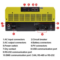 Easun Power iGRID SV IV 5,6 kW hybridi aurinkoinvertteri 220 V MPPT 120 A WiFi-tuki