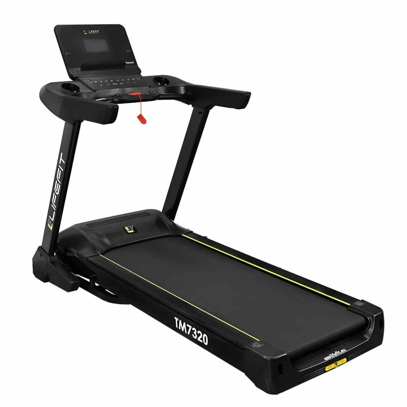 LIFEFIT TM7320 taittuva kotitoimisto juoksumatto 7 HP 1–22 km/h Bluetooth-yhteys älynäyttö