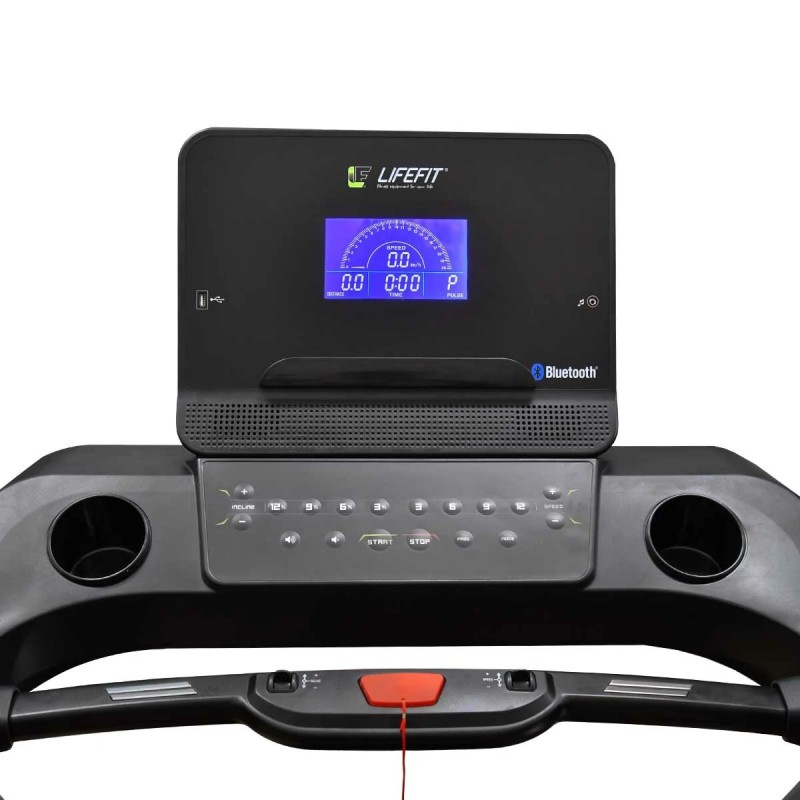 LIFEFIT TM7320 taittuva kotitoimisto juoksumatto 7 HP 1–22 km/h Bluetooth-yhteys älynäyttö