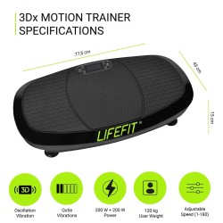 LIFEFIT F-DESK-03-01 värähtelyalusta matalakohinainen kotikuntoilu vastuskuminauhoilla lihashieronta ja muotoilu