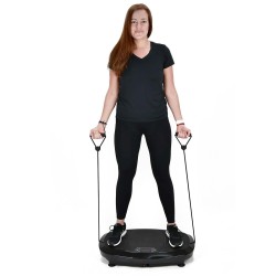 LIFEFIT F-DESK-03-01 värähtelyalusta matalakohinainen kotikuntoilu vastuskuminauhoilla lihashieronta ja muotoilu