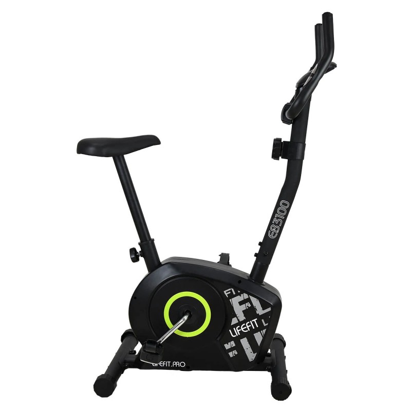 LIFEFIT EB3100 aerobinen kuntopyörä 120 kg kantavuus LCD-näyttö säädettävä vastus kotikäyttöön