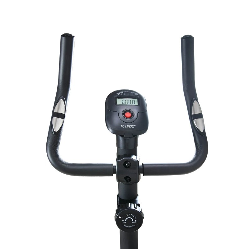 LIFEFIT EB3100 aerobinen kuntopyörä 120 kg kantavuus LCD-näyttö säädettävä vastus kotikäyttöön