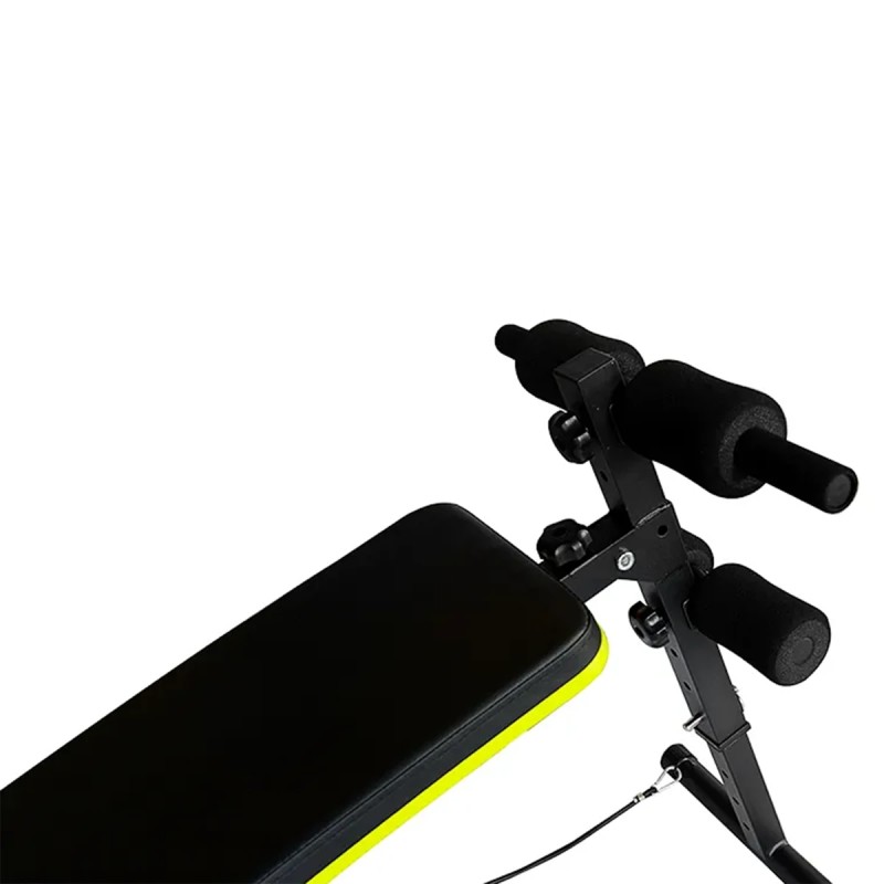 LIFEFIT säädettävä taitettava istumaannousupenkki kotisaliin 125 kg kantavuus