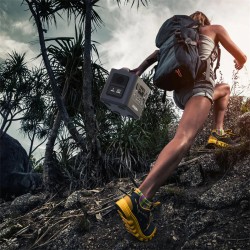 Aferiy P010 800W 512Wh LiFePO4 kannettava varavirtalaite ja AF-S100 100W aurinkopaneeli