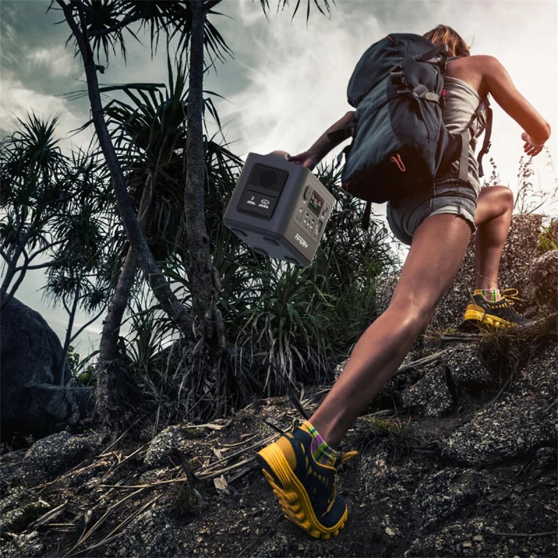 Aferiy P010 800W 512Wh LiFePO4 kannettava varavirtalaite ja AF-S100 100W aurinkopaneeli