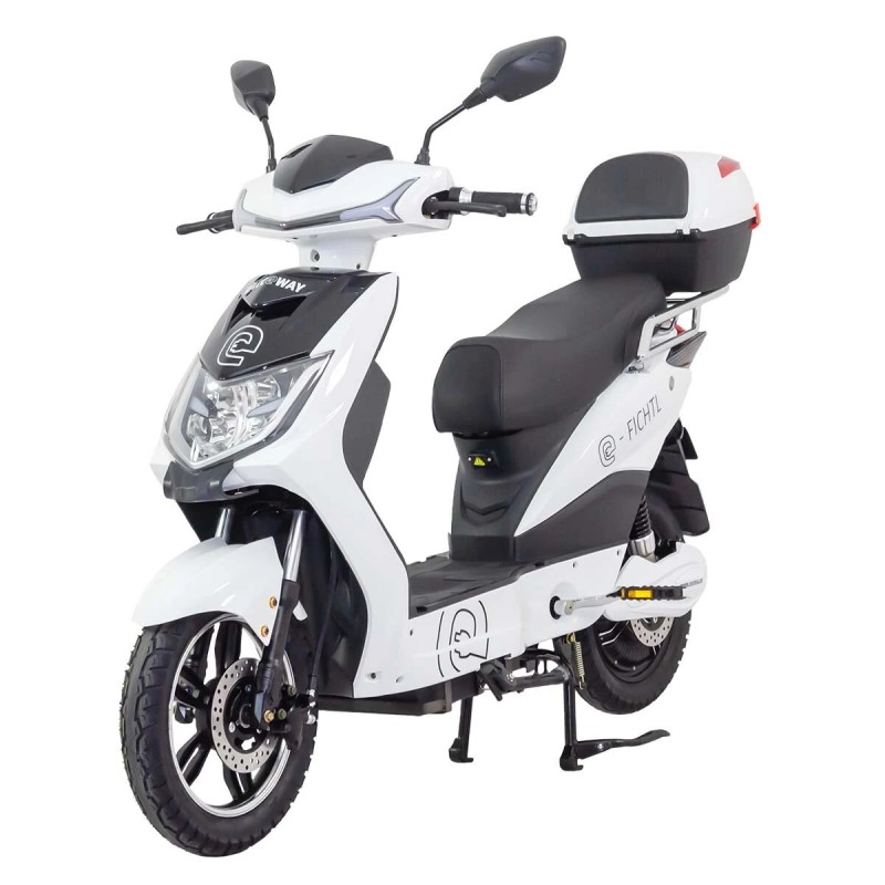 RACCEWAY® MOTOE-1F sähkömopo EEC/COC 25km/h 250W 48V12Ah 40km toimintamatka 16 tuuman renkaat