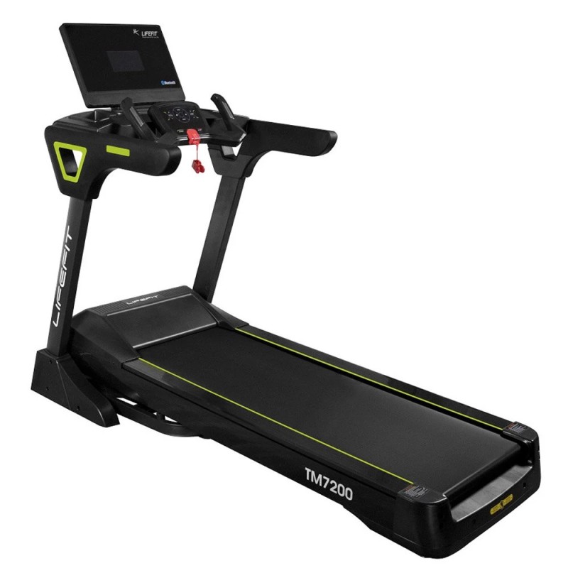 LIFEFIT TM7200 kotikäyttöön taitettava juoksumatto tehokas moottori 1–20 km/h bluetooth-yhteys sykemittaus 180 kg kantavuus