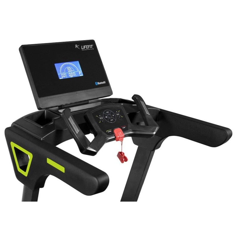 LIFEFIT TM7200 kotikäyttöön taitettava juoksumatto tehokas moottori 1–20 km/h bluetooth-yhteys sykemittaus 180 kg kantavuus
