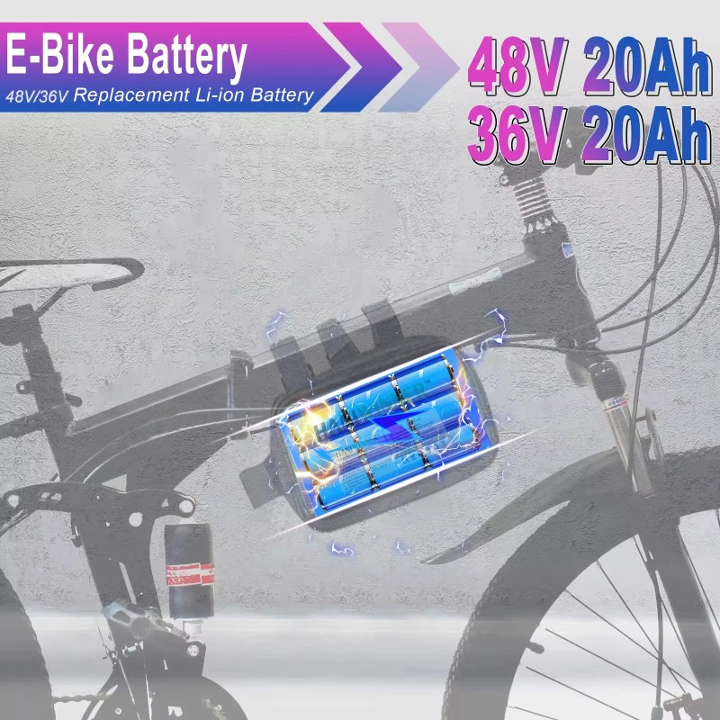 HANIWINNER HA201 48V 20Ah 960Wh universaali sähköpyöräakku 30A BMS vesitiivis laturilla