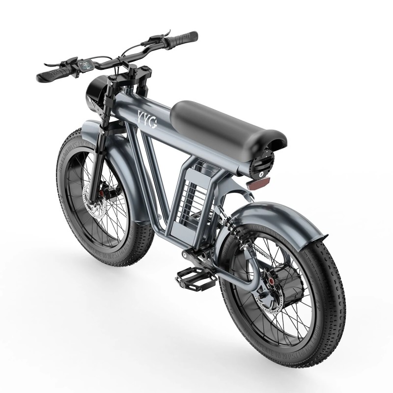 YYG ZM21 sähköpyörä 48V 20Ah akku 1200W moottori 25km/h huippunopeus 55-65km toimintasäde 150kg kantavuus