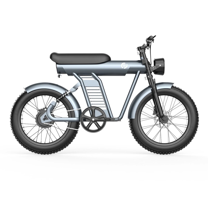 YYG ZM21 sähköpyörä 48V 20Ah akku 1200W moottori 25km/h huippunopeus 55-65km toimintasäde 150kg kantavuus