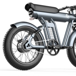 YYG ZM21 sähköpyörä 48V 20Ah akku 1200W moottori 25km/h huippunopeus 55-65km toimintasäde 150kg kantavuus