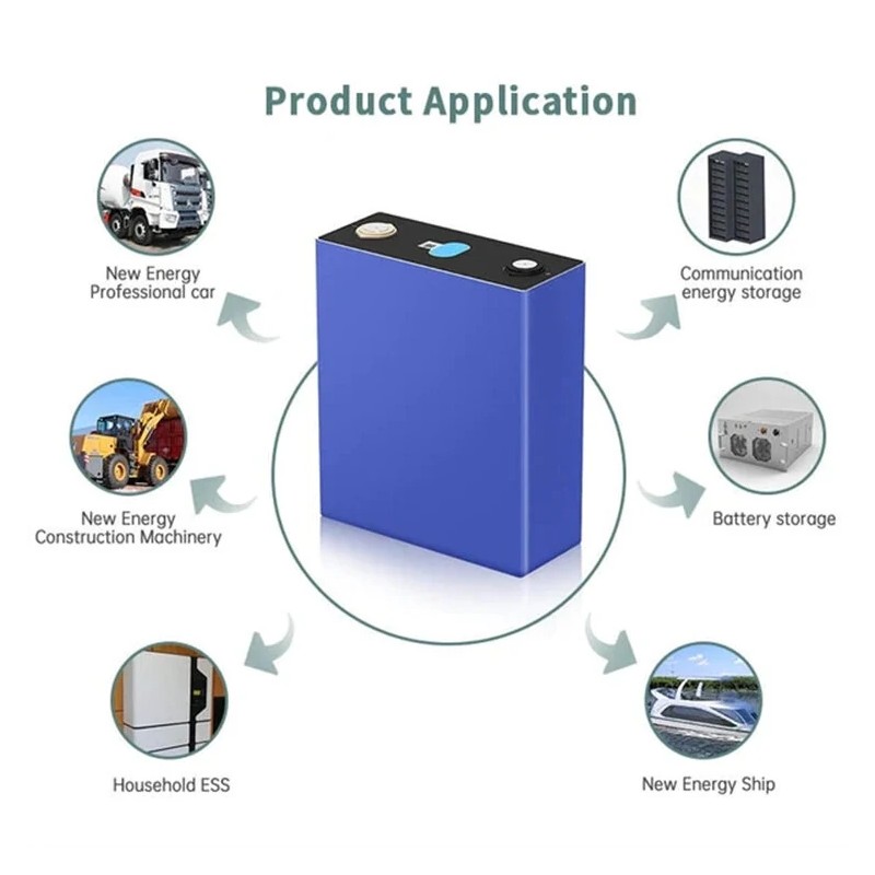 Blackcell EVE LF280K 280Ah 3.2V LiFePO4 prismaattinen akku 4 kpl pakkaus aurinkojärjestelmään