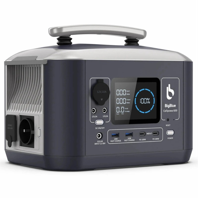 BigBlue CP600 kannettava virtalähde 600W 537 6Wh LiFePO4 akku UPS 100W USB C