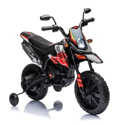 ELJET Aprilia RX125 sähkömoottoripyörä 12V akku langaton musiikki iskunvaimennus 3–8-vuotiaille 2 vuoden takuu