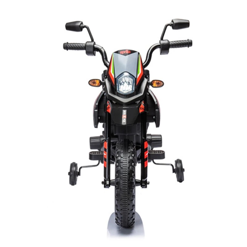 ELJET Aprilia RX125 sähkömoottoripyörä 12V akku langaton musiikki iskunvaimennus 3–8-vuotiaille 2 vuoden takuu