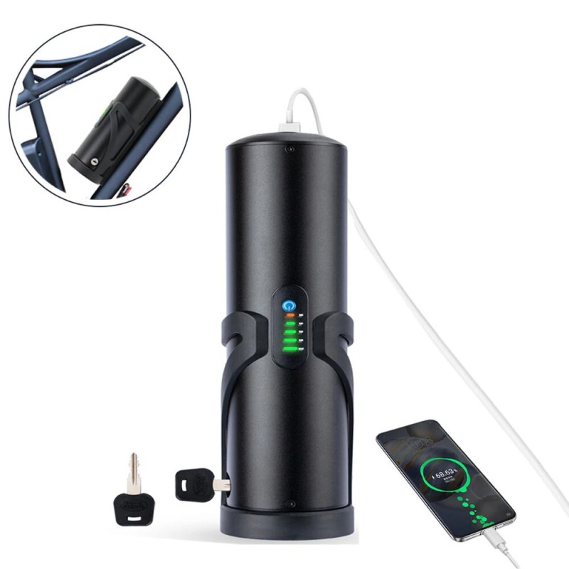 UNITPACKPOWER U005 36V 7Ah sähköpyörän akku 20A suojauspaneeli 2A laturi