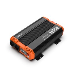 FCHAO KST-3500W-24V 3500W puhdas siniaaltoinvertteri DC24V–AC230V etäohjaimella EU-pistoke