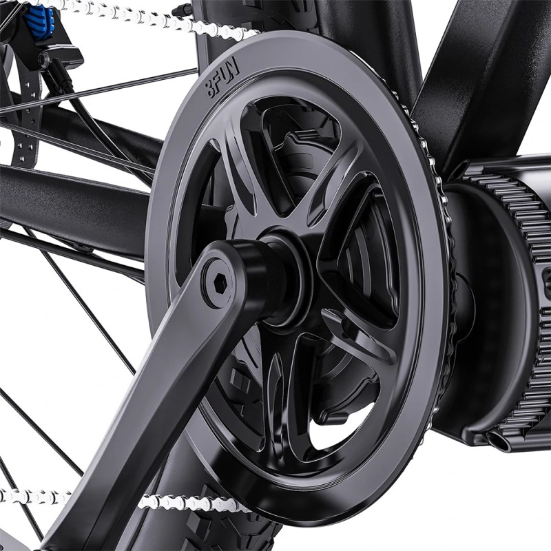 BAFANG BBS02B 48V 750W keskimoottori muunnossarja C010 PAS näyttö ketjupyörä 36/42/44/52T