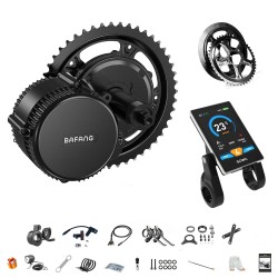 Bafang BBS01B 48V 250W keskimoottorisarja VD61 näyttö 36 42 44 52T ketjupyörällä