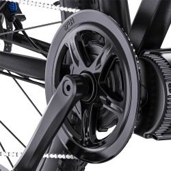 Bafang BBS01B 36V 350W keskimoottorimuuntosarja VD61-näytöllä ja 36/42/44/52T ketjupyörällä