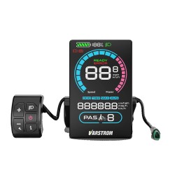 BAFANG BBS01B 48V 250W keskimoottorin muuntosarja VD618-näytöllä 36/42/44/52T ketjupyörillä