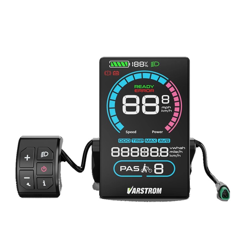 BAFANG BBS01B 36V 350W keskimoottorimuuntosarja VD618 näyttö 36/42/44/52T ketjupyörä