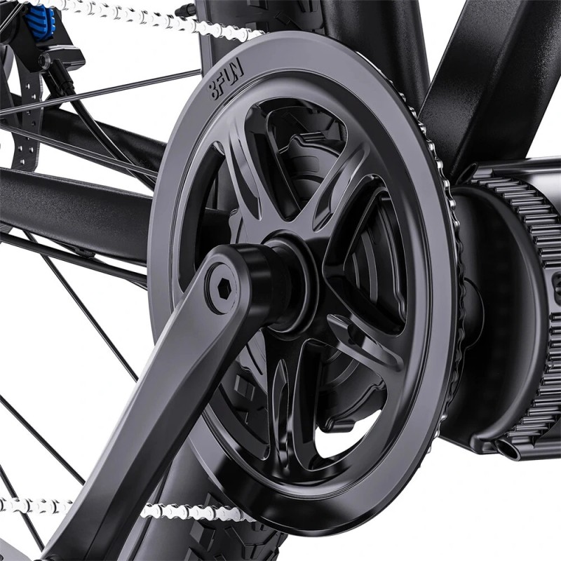 Bafang BBS01B 36V 250W keskimoottorin muuntosarja VD618 näyttö 36/42/44/52T ketjupyörä