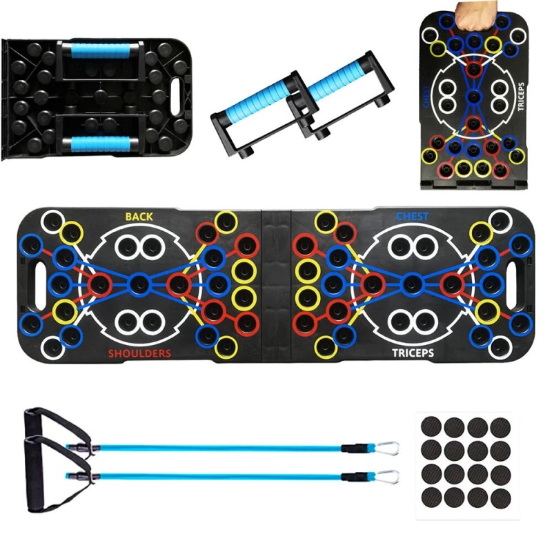 KALOAD monitoiminen punnerruslauta rinta ja vatsalihaksille kotitreeniin miehille ja naisille