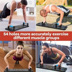 KALOAD monitoiminen punnerruslauta rinta ja vatsalihaksille kotitreeniin miehille ja naisille