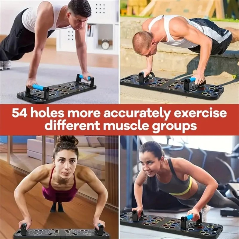 KALOAD monitoiminen punnerruslauta rinta ja vatsalihaksille kotitreeniin miehille ja naisille