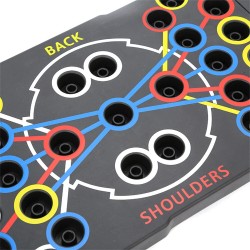 KALOAD monitoiminen punnerruslauta rinta ja vatsalihaksille kotitreeniin miehille ja naisille