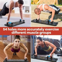 KALOAD kannettava punnerrusteline monitoiminen pilateslauta rinta ja vatsalihasharjoitus