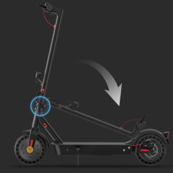 E9TMAX ABE sähköpotkulauta 36V 500W 10Ah 10-tuuman renkaat 40 km toimintasäde 120 kg kantavuus