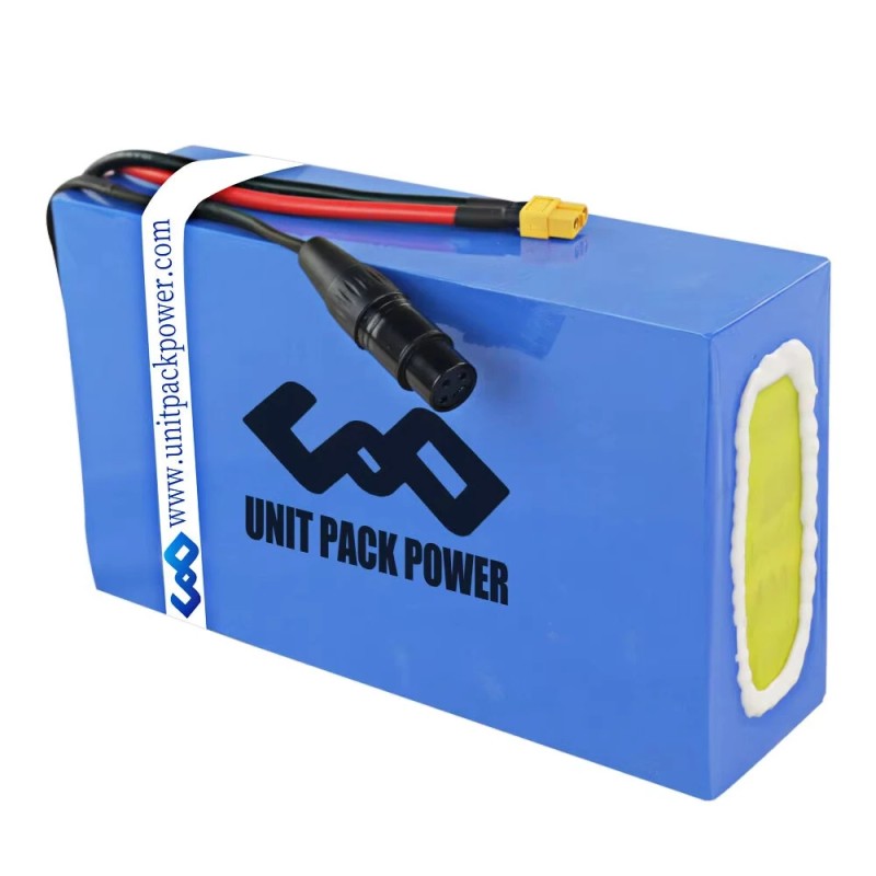UNITPACKPOWER D034 48V 40Ah sähköpyörän akku XT60 60A BMS 4A laturi alumiinikotelo